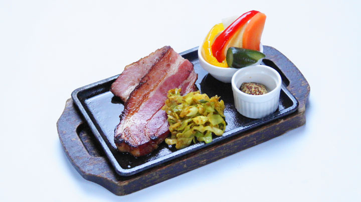 厚切りベーコンステーキ